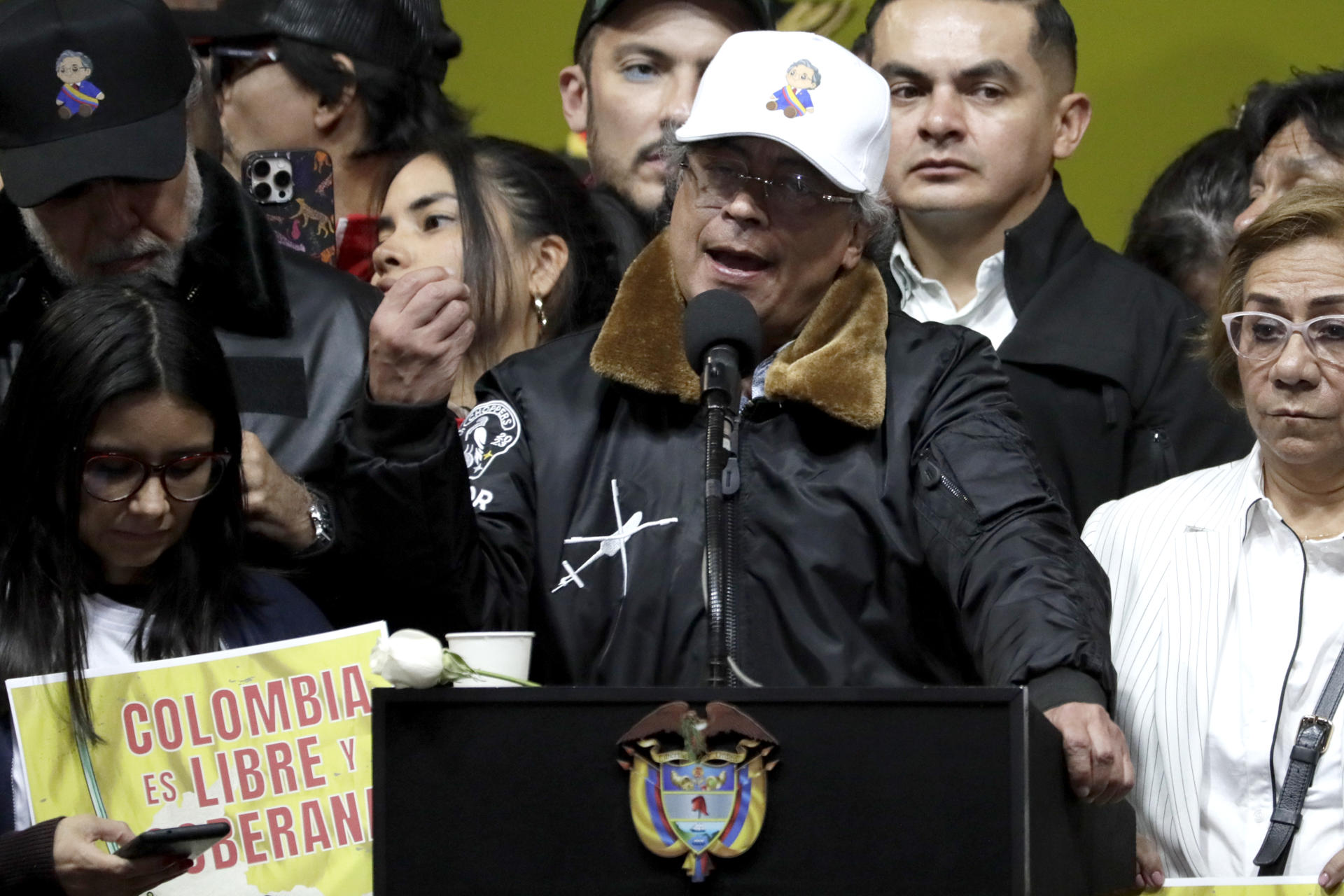 Fotografía de archivo del presidente de Colombia, Gustavo Petro. EFE/ Carlos Ortega