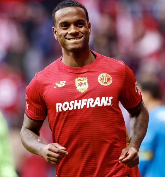 Helio Nunes de Toluca celebra un gol. Imagen de archivo. EFE/ Felipe Gutiérrez