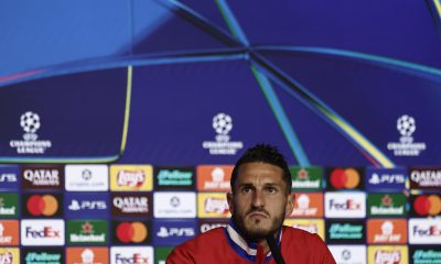 Koke, durante la rueda de prensa. EFE/Sergio Pérez