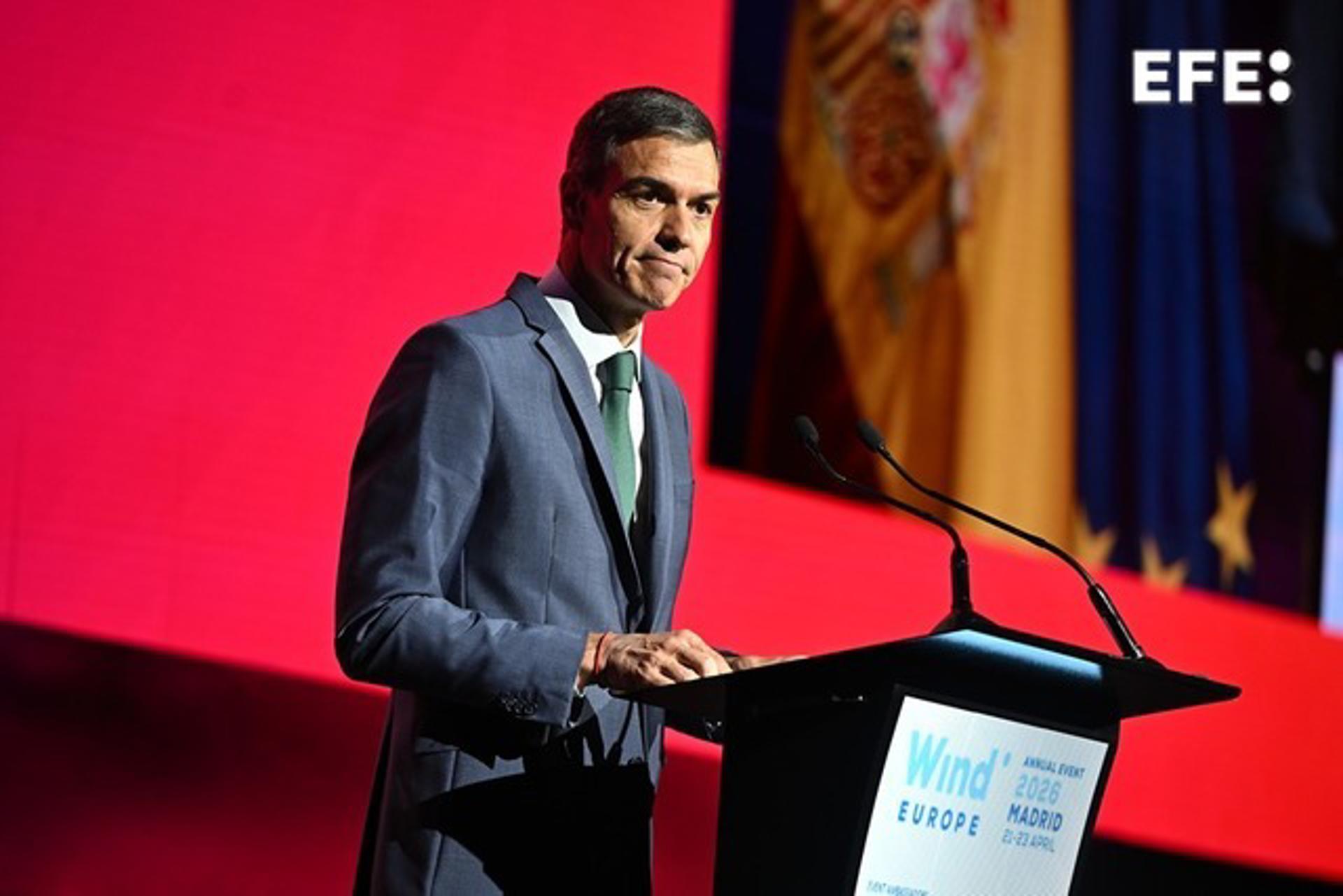 El presidente del Gobierno de España, Pedro Sánchez, en una foto de archivo de abril de este año. EFE/ Fernando Villar