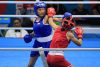AME4499. CIUDAD DE PANAMÁ (PANAMÁ), 17/04/2026.- Melanie Acevedo (d) de Argentina combate contra Alixon Rivera (i) de Colombia durante la semifinal femenina de boxeo en la categoría 57 kg en los IV Juegos Suramericanos de la Juventud Panamá 2026 este viernes, en Ciudad de Panamá (Panamá). EFE/Bienvenido Velasco
