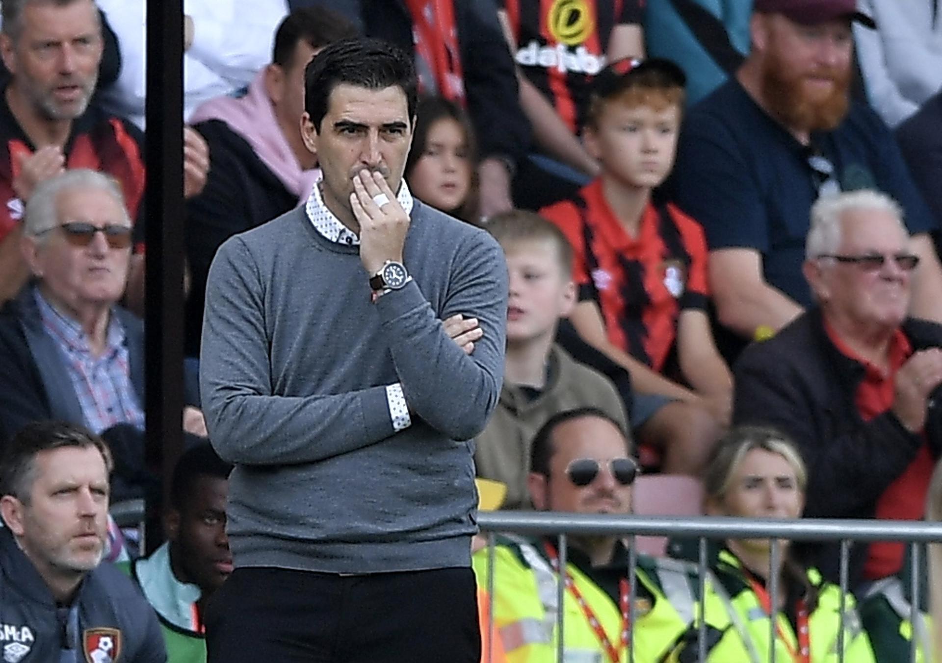 Andoni Iraola, entrenador del Bournemouth. EFE/EPA/VINCE MIGNOTT SOLO USO EDITORIAL.