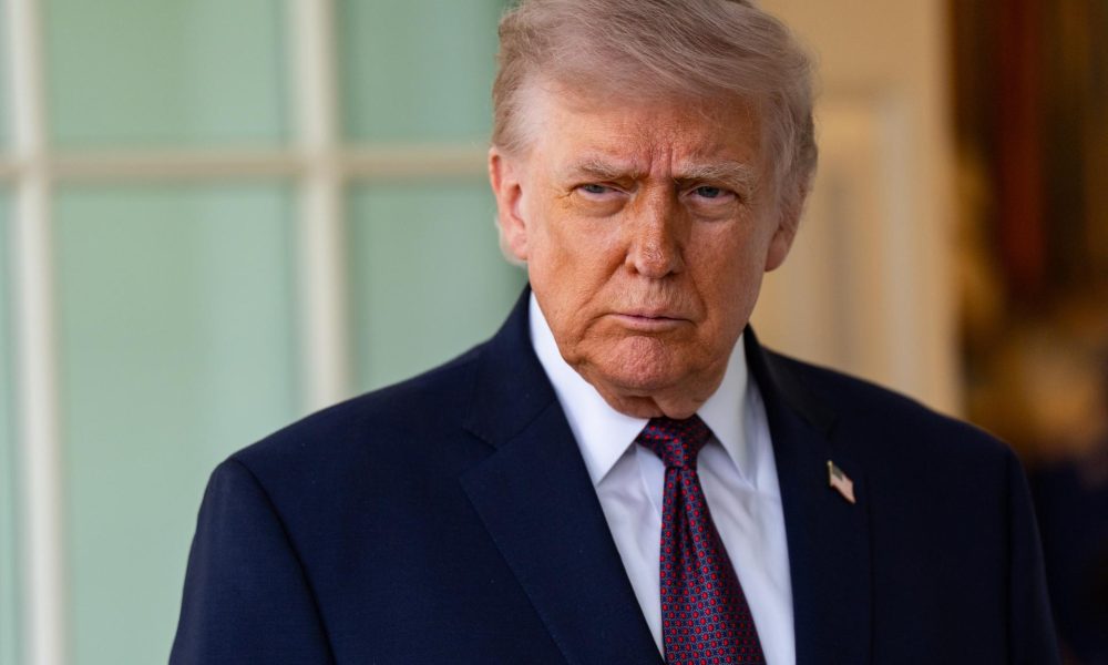 El presidente de Estados Unidos, Donald Trump, en Washington, D.C. (EE. UU.) el 13 de abril de 2026. EFE/EPA/SALWAN GEORGES / POOL