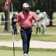 Tyrrell Hatton, del equipo Legión XIII, compite durante la tercera ronda del LIV Golf en el Club de Golf Chapultepec en Ciudad de México (México). EFE/José Méndez