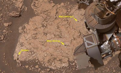 La cámara Mastcam del rover Curiosity de la NASA capturó este mosaico mientras exploraba la unidad arcillosa el 3 de febrero de 2019, donde se tomaron muestras que permitieron identificar diversas moléculas orgánicas en Marte. Fotografía facilitada por la NASA.