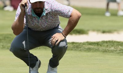 Matthew Wolff del equipo Cabras de campo GC compite durante la tercera ronda del LIV Golf en el Club de Golf Chapultepec en Ciudad de México (México). EFE/José Méndez