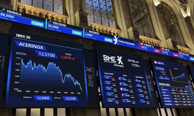 Fotografía de archivo que muestra índices en la bolsa española. EFE/ Altea Tejido Sánchez