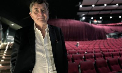 El director del Instituto Cervantes, Luis García Montero, posa durante una entrevista con EFE este sábado, en el Centro de Bellas Artes de Caguas (Puerto Rico). EFE/ Esther Alaejos