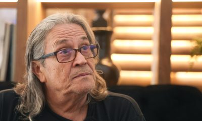 El pianista español, Sebastián Chano Domínguez, reacciona durante una entrevista con EFE este viernes en Asunción (Paraguay). EFE/ Juan Pablo Pino