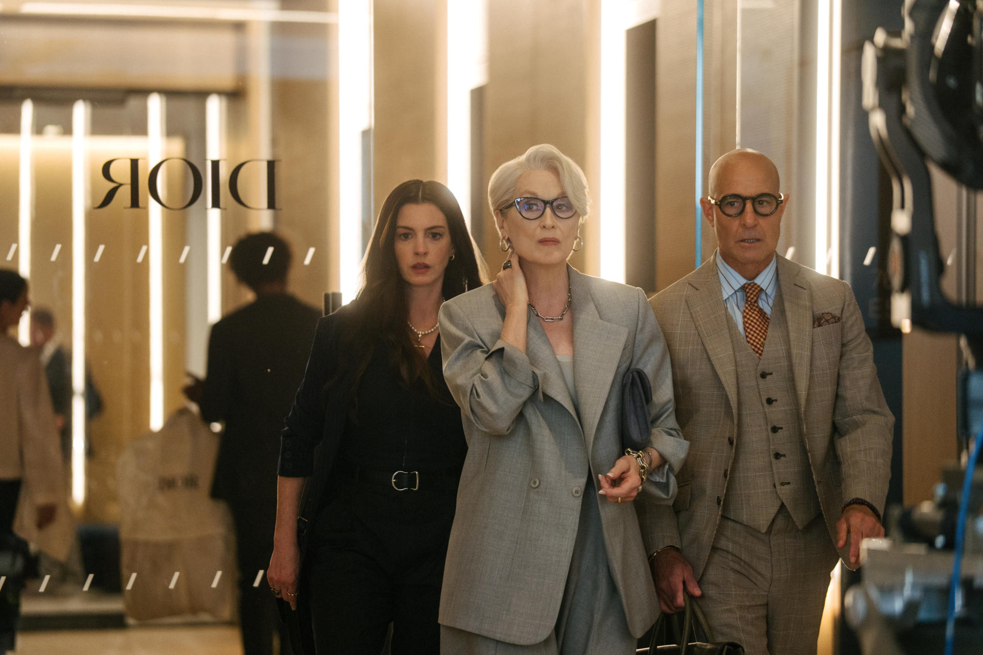 De izquierda a derecha, Anne Hathaway como Andy Sachs, Meryl Streep como Miranda Priestly y Stanley Tucci como Nigel Kipling in 'The Devils Wears Prada 2'. EFE/ MACALL POLAY/20TH ENTURY STUDIOS/SOLO USO EDITORIAL/NO VENTAS/SOLO DISPONIBLE PARA ILUSTRAR LA NOTICIA QUE ACOMPAÑA (CRÉDITO OBLIGATORIO)
Crédito: