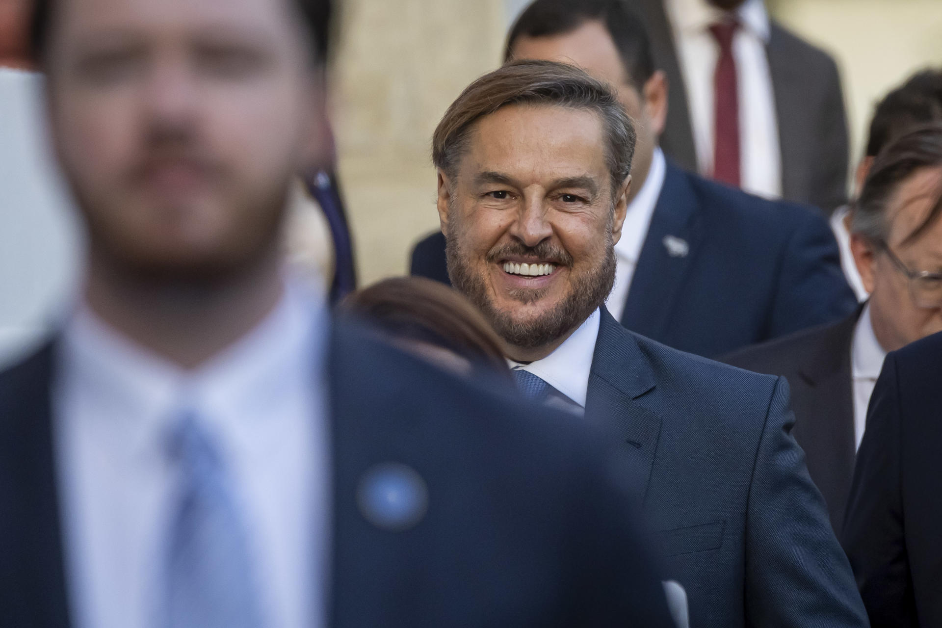 El representante diplomático de Venezuela ante Estados Unidos, Felix Plasencia (c). Imagen de archivo. EFE/ Miguel Gutiérrez