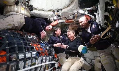 CABO CAÑAVERAL, 03/04/2026.- Imagen distribuida por la NASA que muestra a los cuatro astronautas de Artemis II dentro de la nave Orión. EFE/ NASA **SOLO USO EDITORIAL/SOLO DISPONIBLE PARA ILUSTRAR LA NOTICIA QUE ACOMPAÑA (CRÉDITO OBLIGATORIO)***