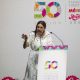 La secretaria de Turismo (Sectur) del Gobierno de México, Josefina Rodríguez Zamora, habla durante la ceremonia de inauguración de la edición 50 del Tianguis Turístico, en el puerto de Acapulco (México). EFE/David Guzmán