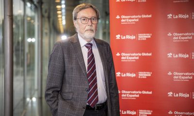 El miembro de la Real Academia Española (RAE) y director del Corpus del Español del siglo XXI, Guillermo Rojo, durante una entrevista con EFE. EFE/ Raquel Manzanares
