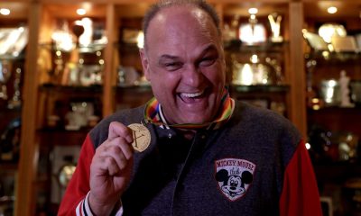 Fotografía hecha el 24 de julio de 2019 al ídolo del baloncesto brasileño, Oscar Schmidt, quien este viernes falleció a los 68 años de edad en la ciudad de São Paulo. EFE/ Fernando Bizerra Jr.
