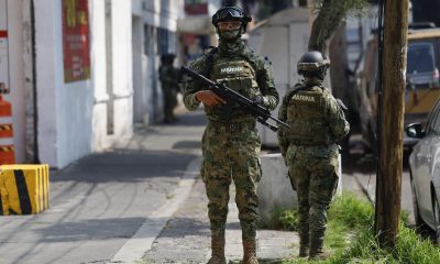 Integrantes de la Marina resguardan calles de la Ciudad de México luego de que se presentarra un atentado. Imagen de archivo. EFE/ Sáshenka Gutiérrez