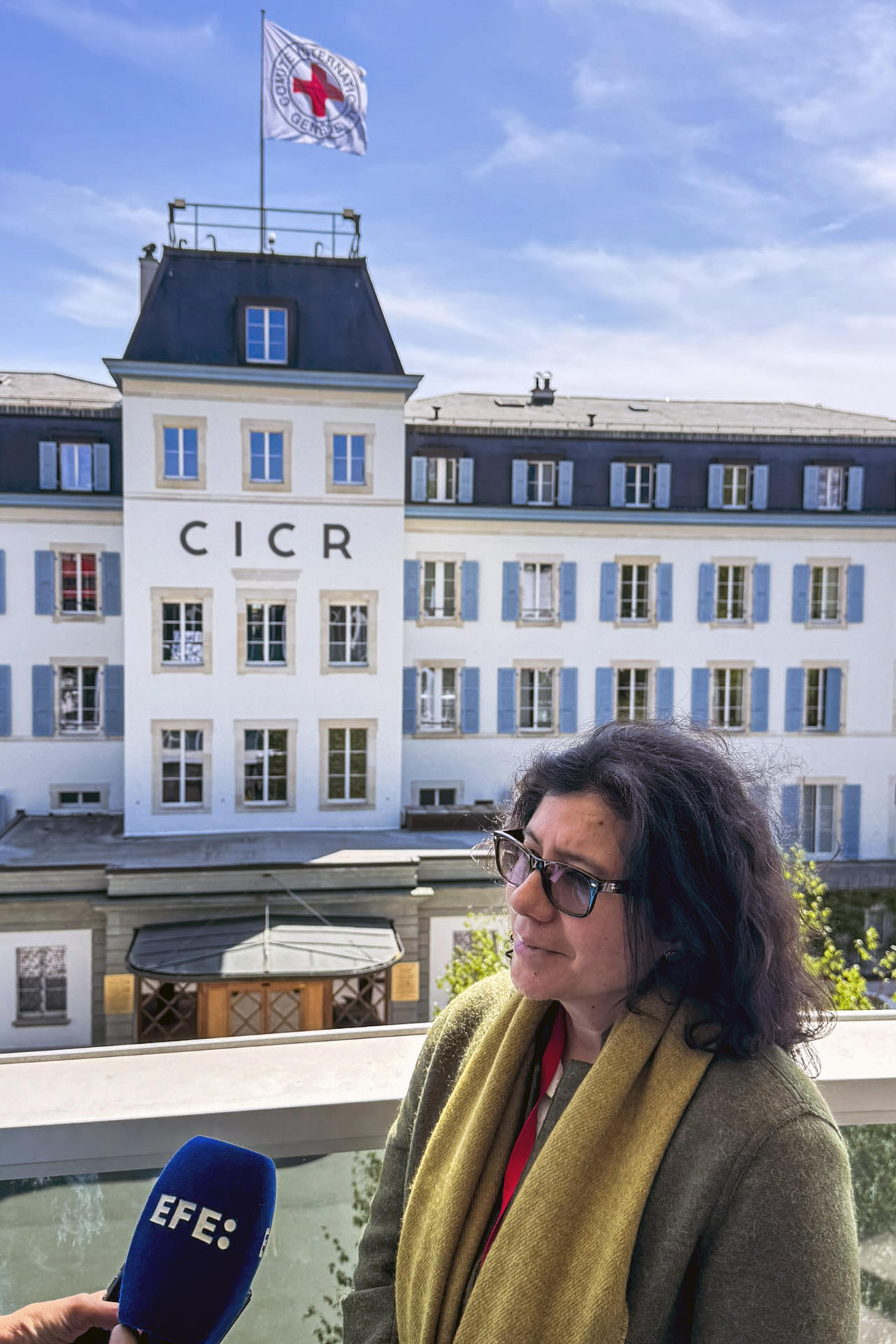 La jefa de la delegación del Comité Internacional de la Cruz Roja (CICR) en Haití, Marisela Chau. EFE/ Antonio Broto