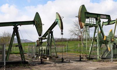 Imagen de archivo de bombas de petróleo en Knoeringen cerca de Landau (sureste) en Alemania. EFE/EPA/RONALD WITTEK