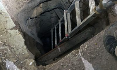 Fotografía cedida este jueves por la Secretaría de Marina donde se observa el hallazgo de un túnel en dirección hacia Estados Unidos desde  la ciudad de Nogales (México). EFE/Secretaría de Marina/SOLO USO EDITORIAL/NO VENTAS/SOLO DISPONIBLE PARA ILUSTRAR LA NOTICIA QUE ACOMPAÑA (CRÉDITO OBLIGATORIO)