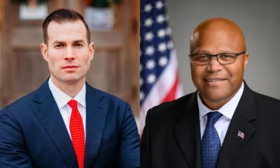 Composición de dos retratos de campaña electoral donde aparecen el republicano Clay Fuller (i) y el demócrata Shawn Harris (d). EFE/Clay Fuller for Georgia /Shawn Harris for Georgia /SOLO USO EDITORIAL /NO VENTAS /SOLO DISPONIBLE PARA ILUSTRAR LA NOTICIA QUE ACOMPAÑA /CRÉDITO OBLIGATORIO