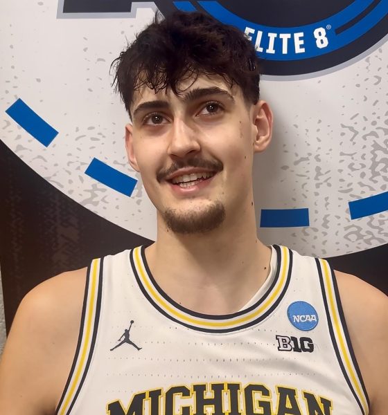 El español, Aday Mara de Michigan, el pasado día 27 en Chicago. EFE/ Andrea Montolivo