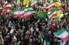 Ciudadanos iraníes participan en una manifestación para mostrar su apoyo y solidaridad con el nuevo líder supremo iraní, el ayatolá Mojtaba Khamenei, en Teherán, Irán, el 29 de abril de 2026. La manifestación se produce tras el anuncio del presidente estadounidense Trump, el 21 de abril, de que el alto el fuego entre Estados Unidos e Irán se ha prorrogado indefinidamente a petición de Pakistán, mientras se mantiene el bloqueo naval y continúan las negociaciones diplomáticas. (Estados Unidos, Teherán) EFE/EPA/ABEDIN TAHERKENAREH
