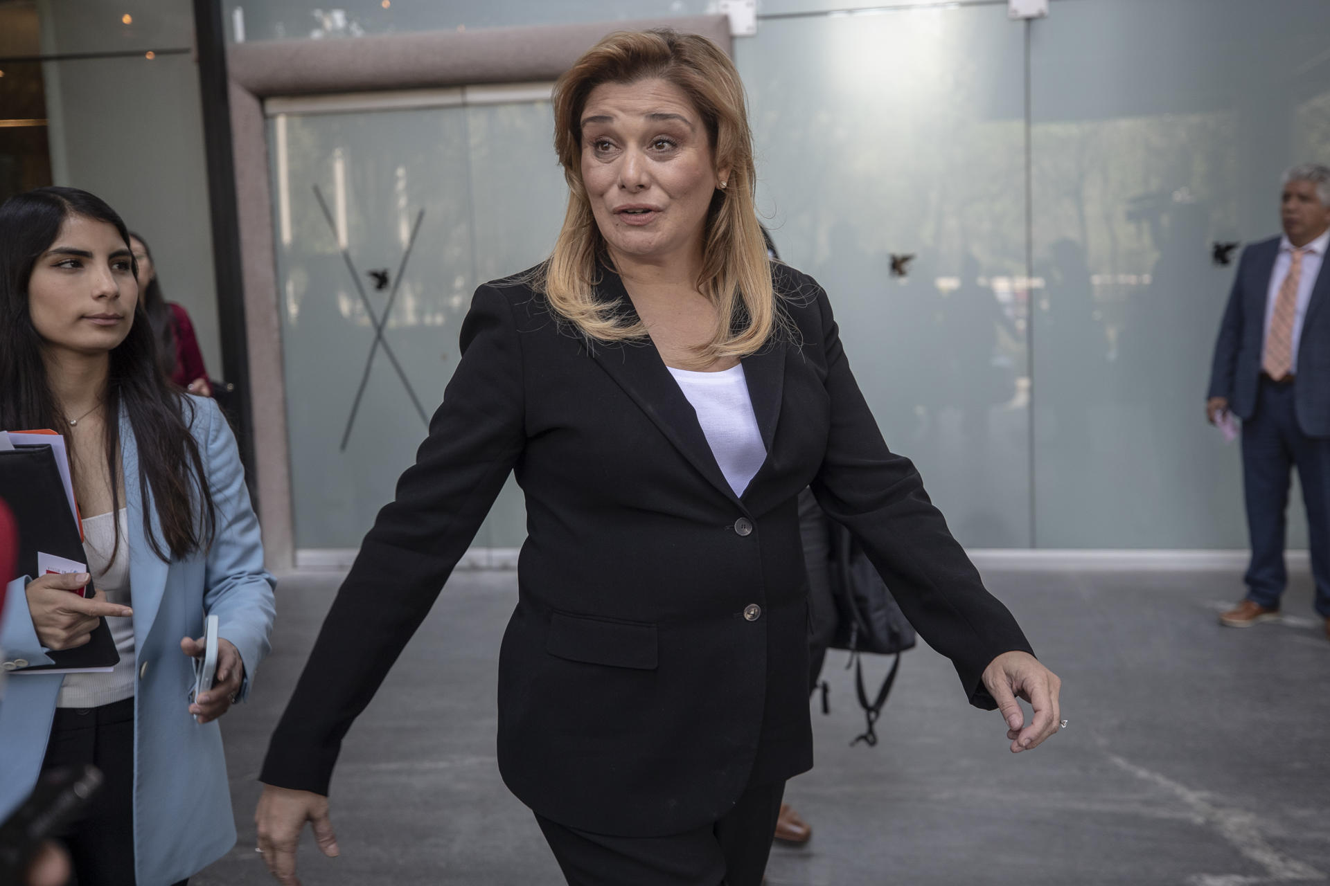 Fotografía de archivo de la gobernadora de Chihuahua, María Eugenia Campos. EFE/ Isaac Esquivel