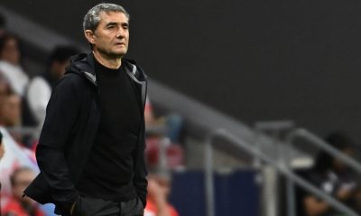 Ernesto Valverde, el pasado sábado en el Metropolitano, cuando dirigió el partido 499 al frente del Athletic Club.EFE/ Fernando Villar