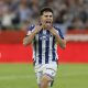 El centrocampista de la Real Sociedad Pablo Marín celebra su penalti que le dio la victoria al equipo donostiarra durante la final de la Copa del Rey que enfrentó a Atlético de Madrid y Real Sociedad este sábado en el estadio de La Cartuja, en Sevilla. EFE/José Manuel Vidal