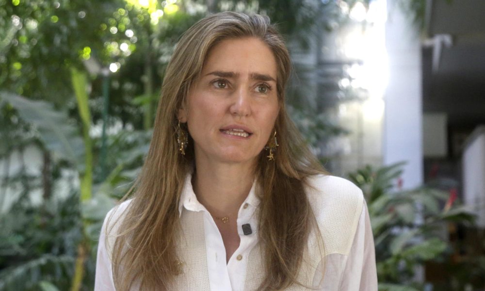 La vicepresidenta tercera y ministra para la Transición Ecológica y el Reto Demográfico de España, Sara Aagesen. EFE/ Ricardo Maldonado Rozo