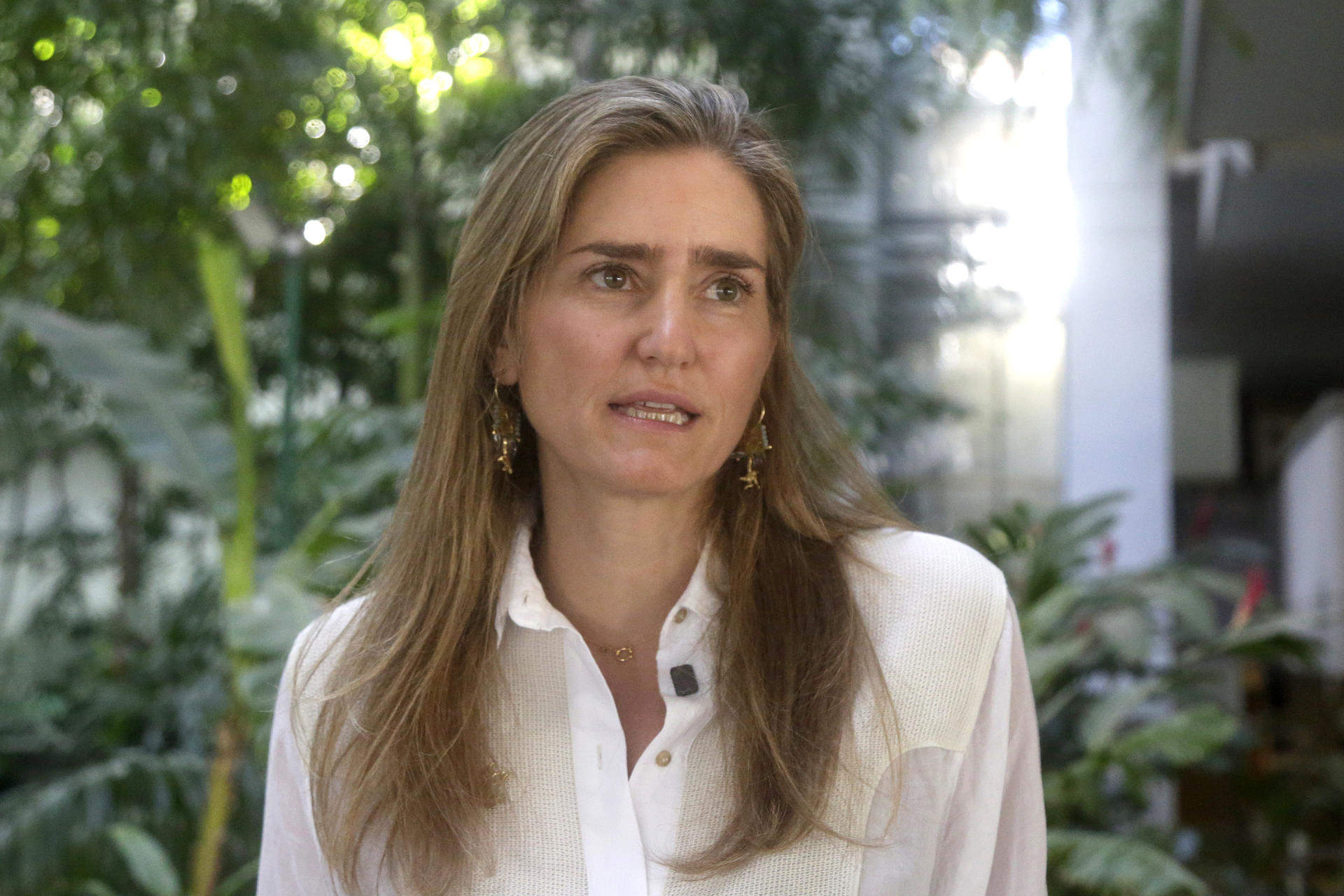 La vicepresidenta tercera y ministra para la Transición Ecológica y el Reto Demográfico de España, Sara Aagesen. EFE/ Ricardo Maldonado Rozo