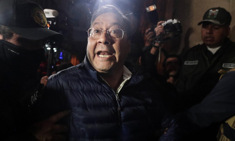 Fotografía de archivo del expresidente de Bolívia Luis Arce. EFE/ Gabriel Márquez