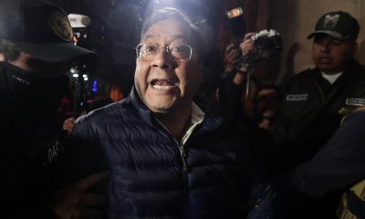 Fotografía de archivo del expresidente de Bolívia Luis Arce. EFE/ Gabriel Márquez