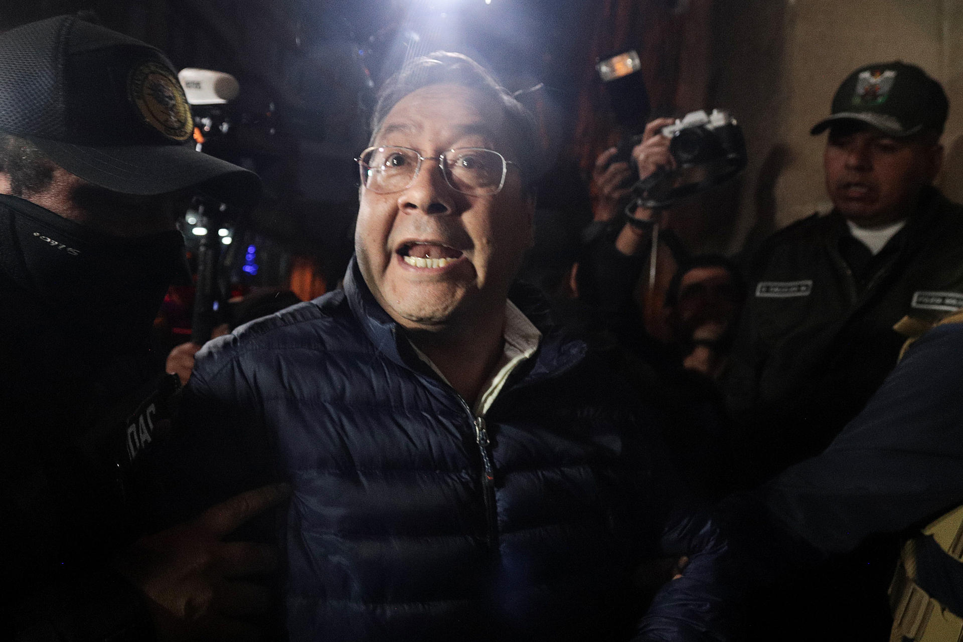 Fotografía de archivo del expresidente de Bolívia Luis Arce. EFE/ Gabriel Márquez