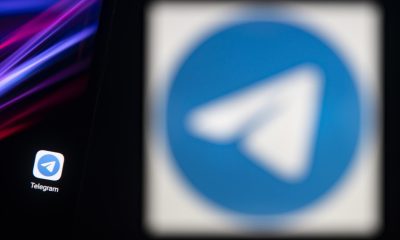Imagen de archivo de un logo de Telegram. EFE/EPA/IAN LANGSDON