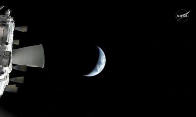 Imagen distribuida por la NASA que muestra la nave Orion de la misión Artemis II en su trayectoria de alejamiento de la Tierra. EFE/ NASA **SOLO USO EDITORIAL/SOLO DISPONIBLE PARA ILUSTRAR LA NOTICIA QUE ACOMPAÑA (CRÉDITO OBLIGATORIO)***