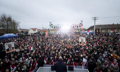 Imagen de un acto de campaña del del ultranacionalista Viktor Orbán cedida por el Gobierno húngaro. EFE/EPA/Zoltan Fischer HANDOUT HANDOUT - EDITORIAL USE ONLY - NO SALESHANDOUT EDITORIAL USE ONLY/NO SALES