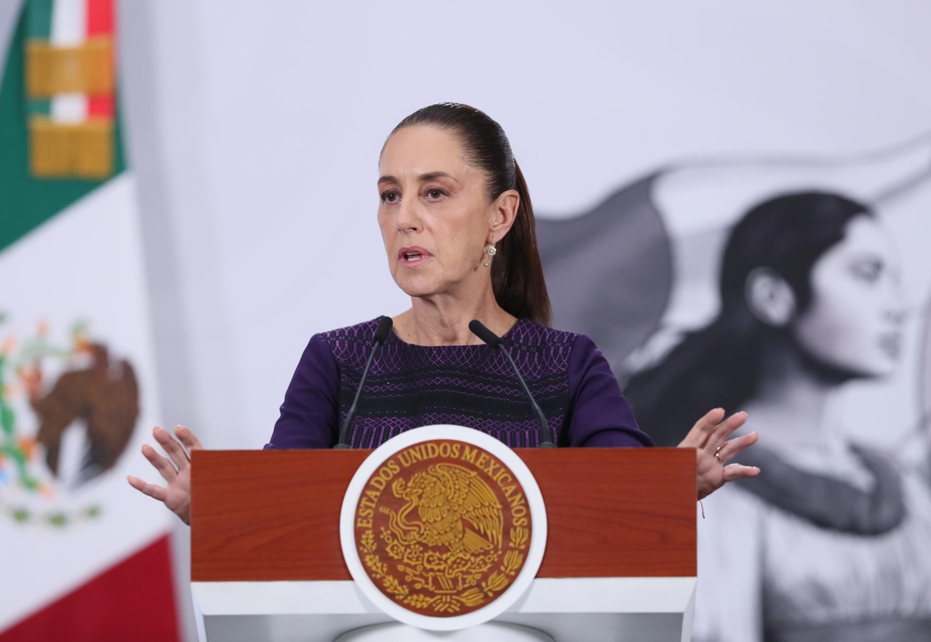 La presidenta de México, Claudia Sheinbaum. Imagen de archivo. EFE/Mario Guzmán