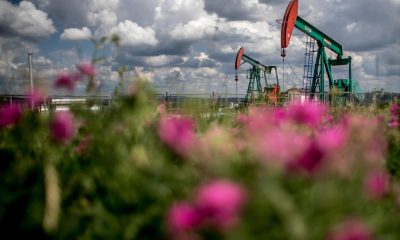 Vista general de la estación de bombeo de petróleo de la empresa checa MND en Uhrice, República Checa. EFE/Martin Divisek