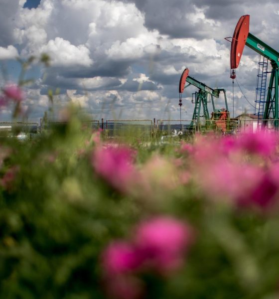 Vista general de la estación de bombeo de petróleo de la empresa checa MND en Uhrice, República Checa. EFE/Martin Divisek