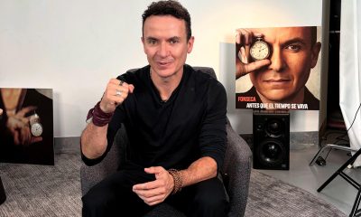 - El cantante colombiano Fonseca habla con EFE durante una entrevista este martes 14 en Miami (Estados Unidos). Fonseca lanzó un nuevo álbum, 'Antes que el tiempo se vaya', que describió en entrevista con EFE como un "homenaje" al pasar de los años y una muestra de ese sonido suyo que ha trabajado durante toda su trayectoria: "tropical con algunos visos de pop". EFE/Ivonne Malaver