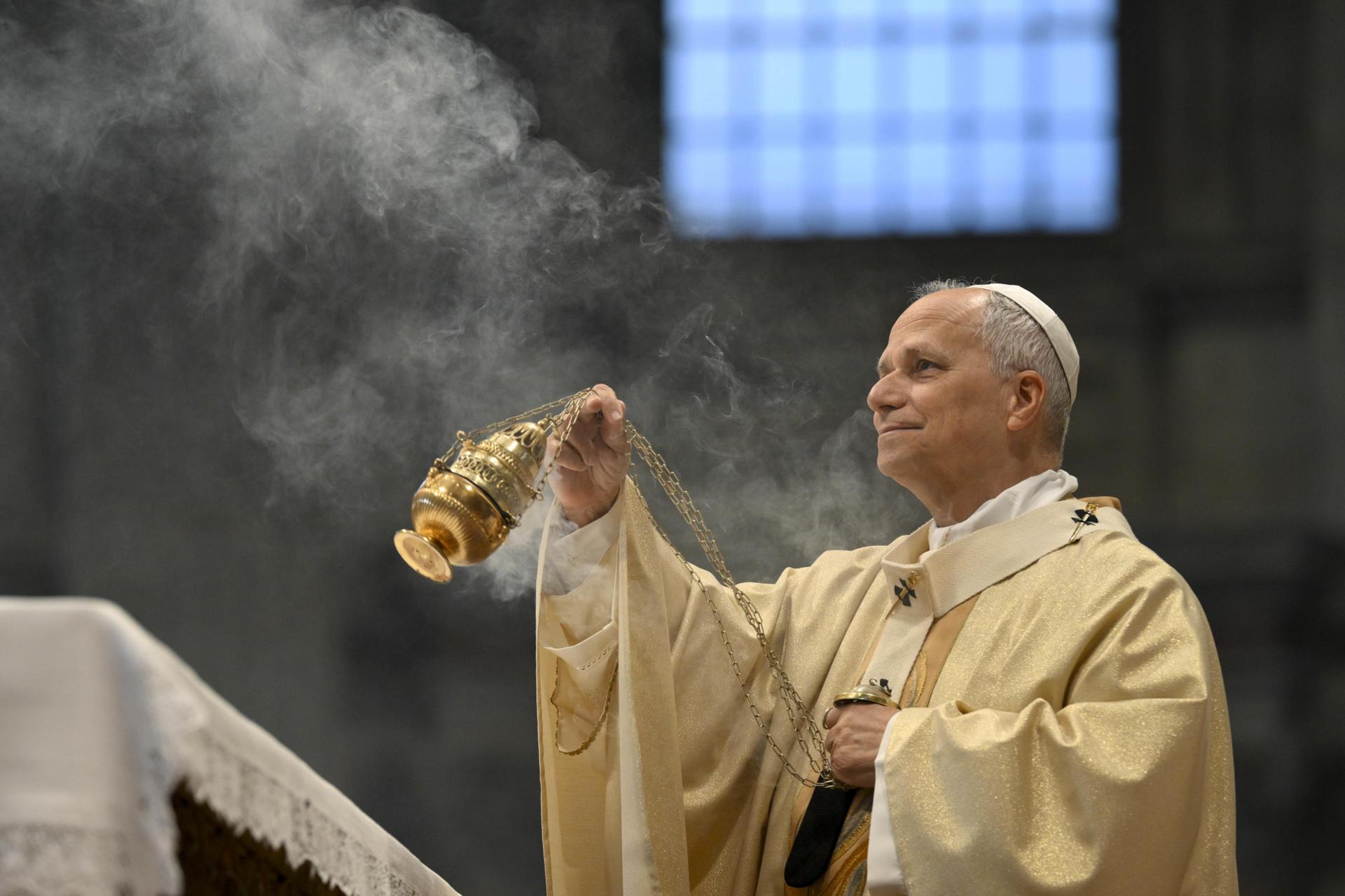 Imagen de archivo del papa León XIV cedida por el Vaticano. EFE/EPA/VATICAN MEDIA HANDOUT HANDOUT EDITORIAL USE ONLY/NO SALES