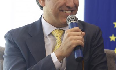 El embajador de la Unión Europea en México, Francisco André habla durante una rueda de prensa en Ciudad de México (México). Imagen de archivo. EFE/ Sáshenka Gutiérrez