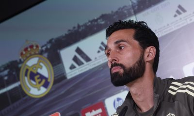 El entrenador del Real Madrid, Álvaro Arbeloa, durante una rueda de prensa el pasado 1 de marzo. EFE/Javier Lizón