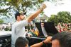 Fotografía cedida por la oficina de Prensa de Abelardo De la Espriella que muestra al candidato a la Presidencia de Colombia Abelardo De La Espriella durante un evento político este miércoles en Pitalito (Colombia). EFE/ Prensa de Abelardo de la Espriella
