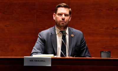 Foto de archivo del congresista Eric Swalwell. EFE/Anna Moneymaker