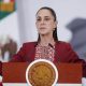 La presidenta de México, Claudia Sheinbaum, habla durante una rueda de prensa este martes, en Ciudad de México (México). EFE/ Isaac Esquivel