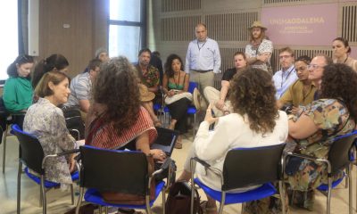 Personas asisten a la primera Conferencia para la Transición más allá de los Combustibles Fósiles este sábado, en Santa Marta (Colombia). EFE/ Ricardo Maldonado Rozo