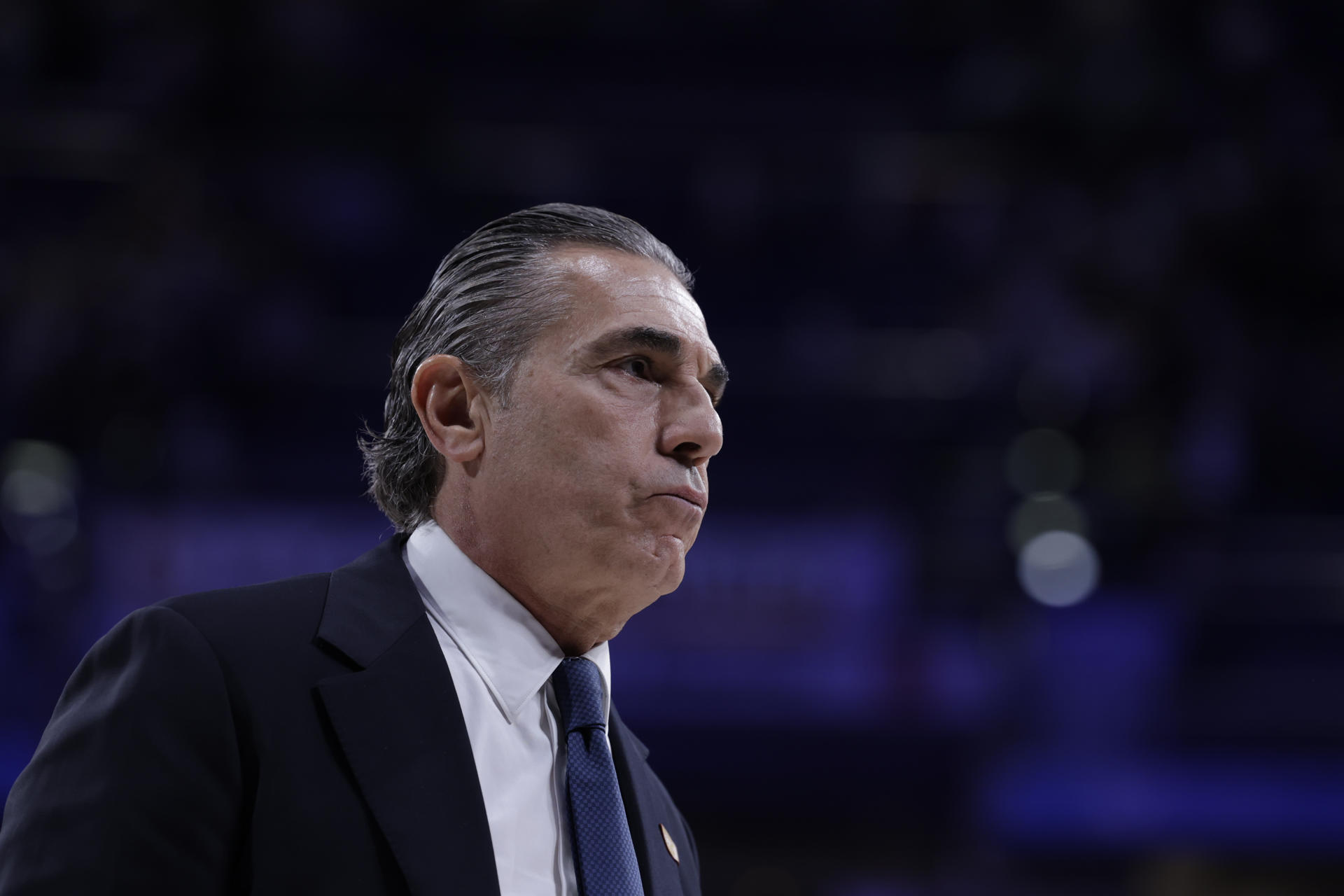 El entrenador del Real Madrid, Sergio Scariolo, EFE/Juanjo Martín