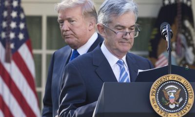 El presidente de Estados Unidos, Donald Trump, junto al presidente de la Reserva Federal (Fed), Jerome Powell. EFE/ Michael Reynolds